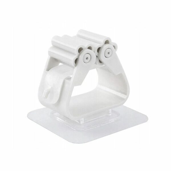 Wall-mounted broom mop holder self-adhesive RC-K-1153 white