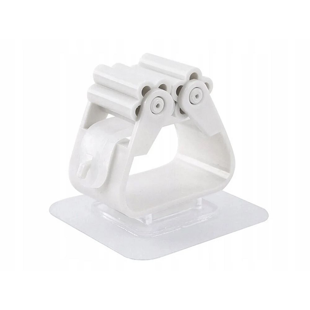 c677c709be9b66026b2bc5972070c1b7 Wall-mounted broom mop holder self-adhesive RC-K-1153 white