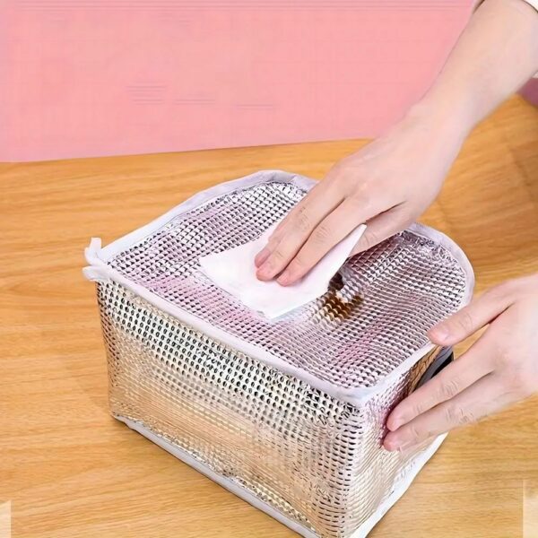 Lunch box thermal insulating bag RC-K-1079 pink