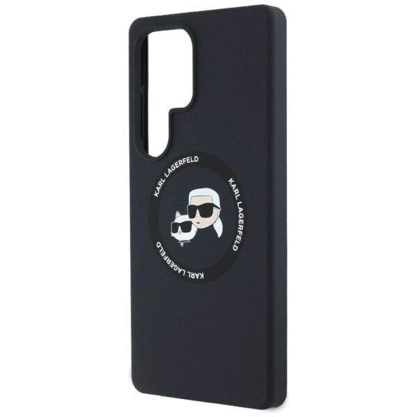 KARL LAGERFELD case for SAMSUNG S25 Ultra KLHMS25LSKCHTCK (Magnetic Silicone Double Heads) black