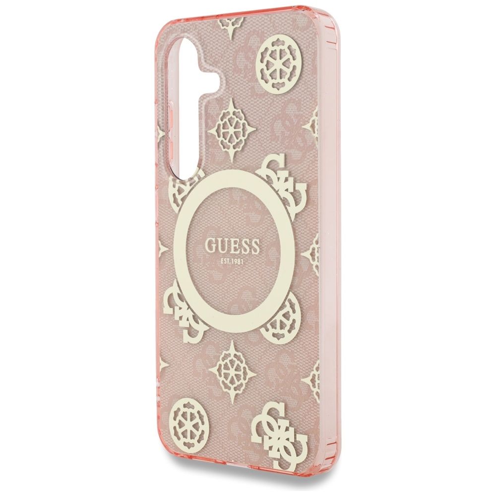 Θήκη Κινητού GUESS Samsung S25 Magnetic Peony Ροζ