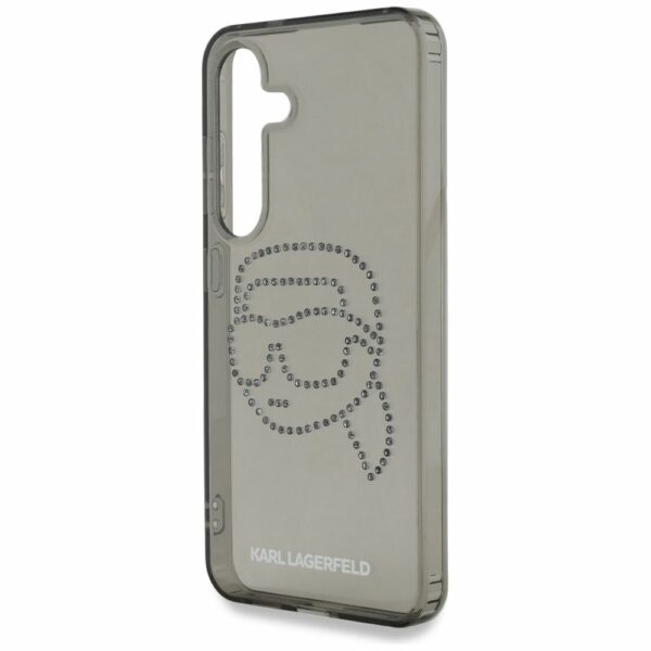KARL LAGERFELD case for SAMSUNG S25 KLHCS25SHKHDCELK (IML Rhinestones K Head) black