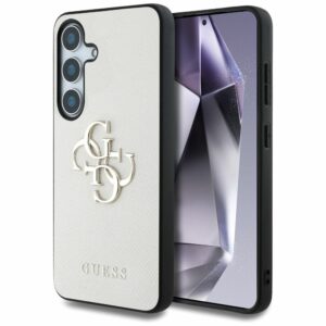 Θήκη Κινητού GUESS SAMSUNG S25 PU Grained Big 4G Beige