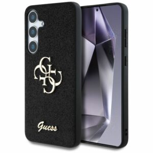Θήκη Κινητού GUESS Glitter Big 4G για Samsung S25 Plus Μαύρη