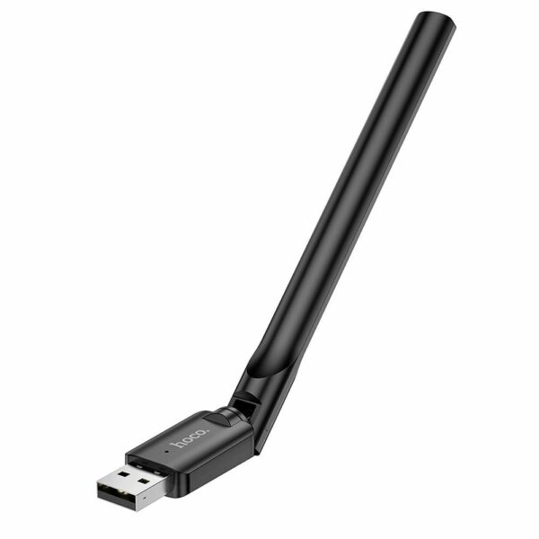HOCO wireless network card with external antena USB Wifi4 HI32 black