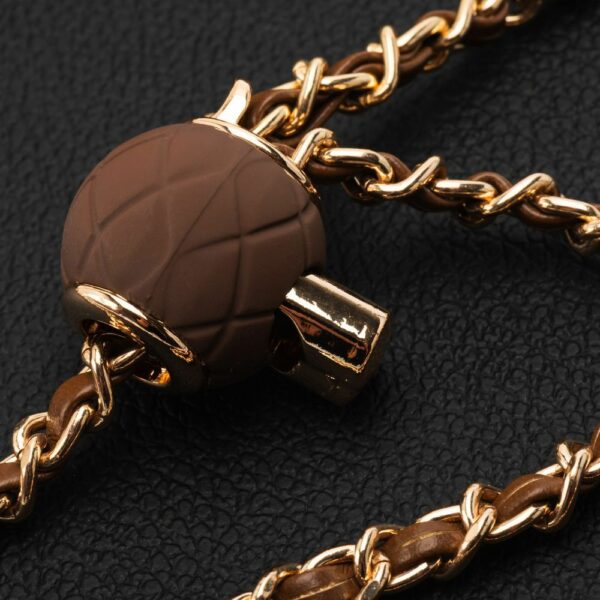 Chain / Rope with holder GLAMOUR fit all models 80mm max width BROWN