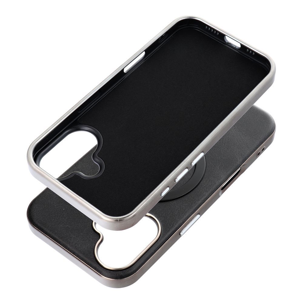 GENTLEMAN MAG COVER Case compatible with MagSafe for IPHONE 15 PRO black