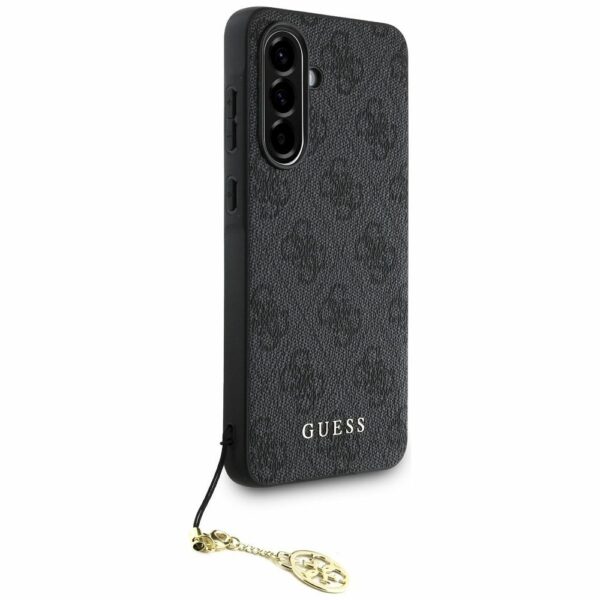 GUESS case for SAMSUNG A56 GUHCSA56GF4GGR (PU 4G Charm) black
