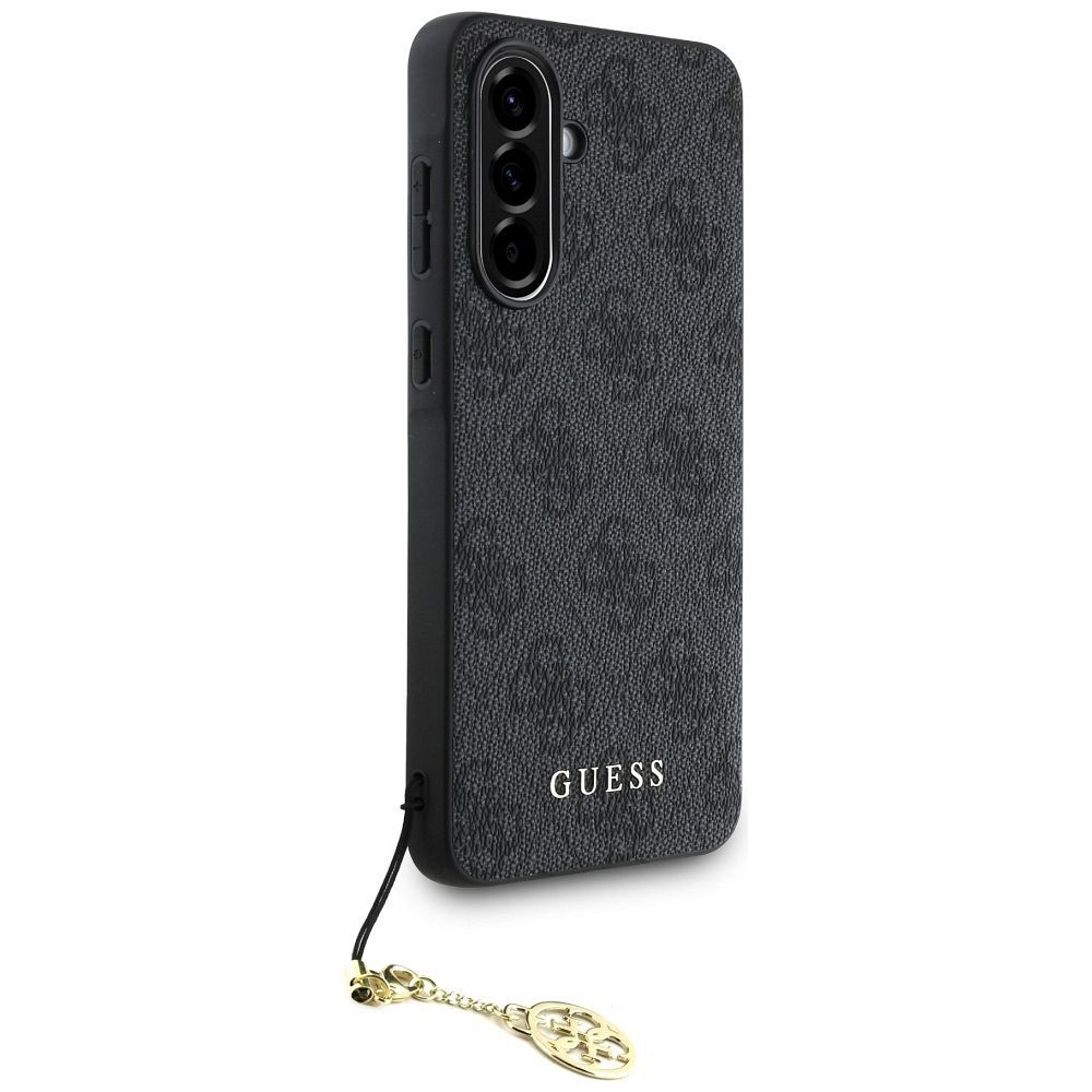 GUESS case for SAMSUNG A56 GUHCSA56GF4GGR (PU 4G Charm) black