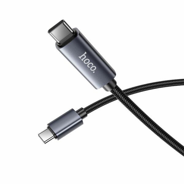 HOCO cable Type C to Type C with display 3A 60W X112 1 m black