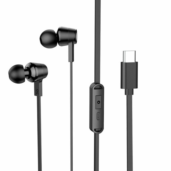HOCO M86 Type-C Ενσύρματα Ακουστικά με Μικρόφωνο - Μαύρα