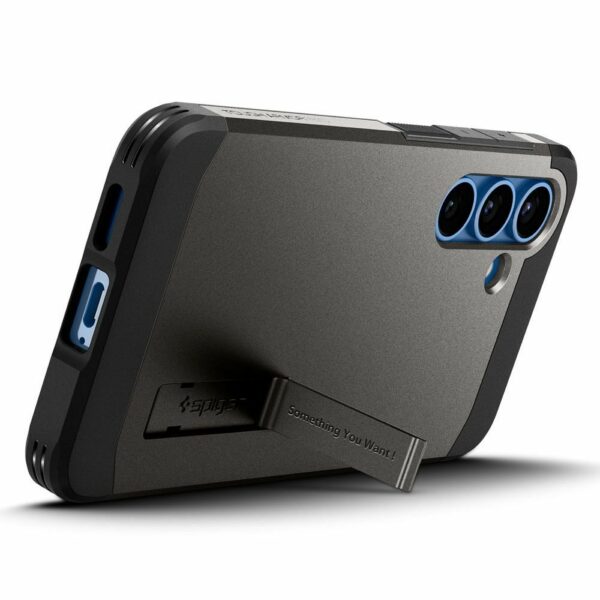 SPIGEN case TOUGH ARMOR compatible with MagSafe for SAMSUNG S25 gunmetal