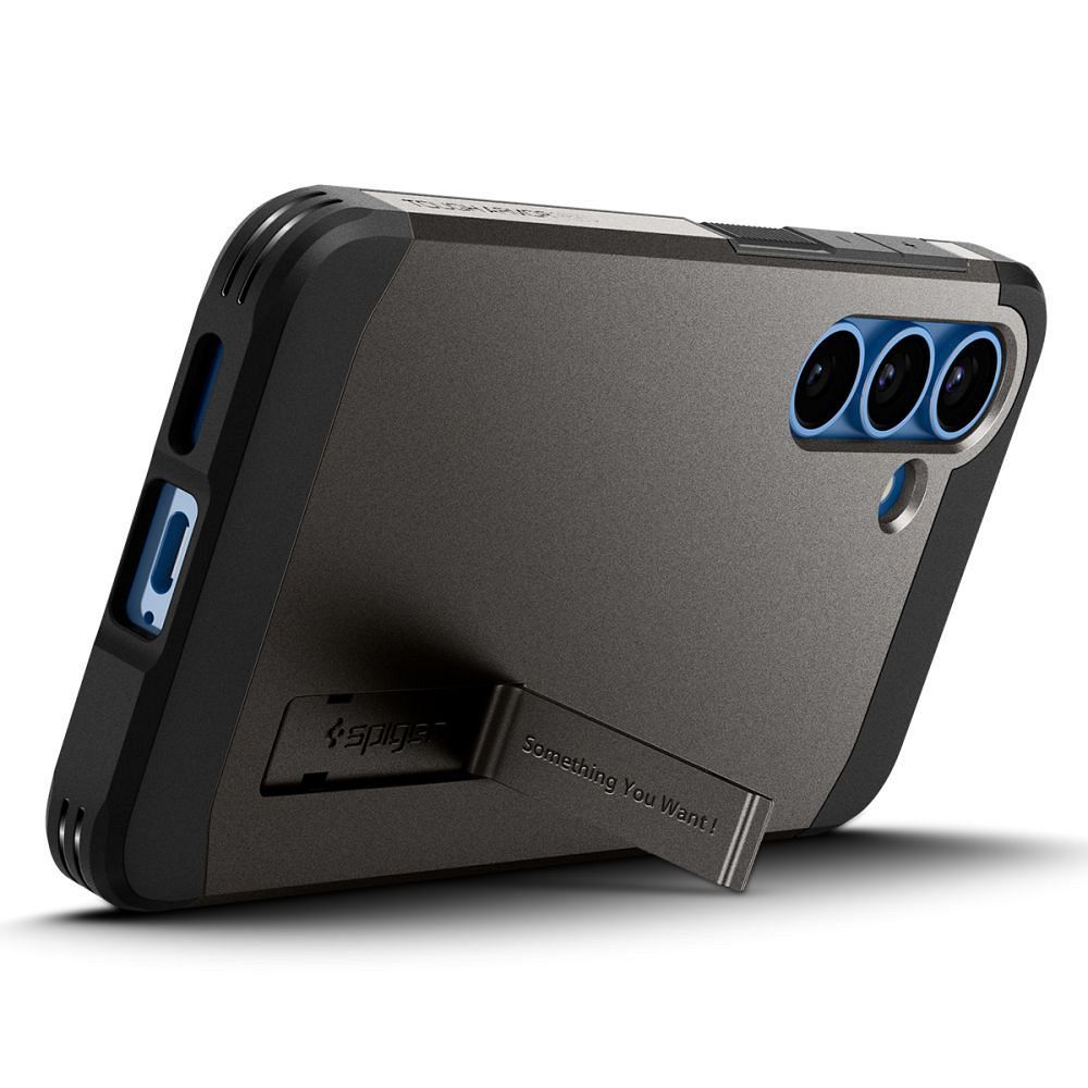 SPIGEN case TOUGH ARMOR compatible with MagSafe for SAMSUNG S25 gunmetal