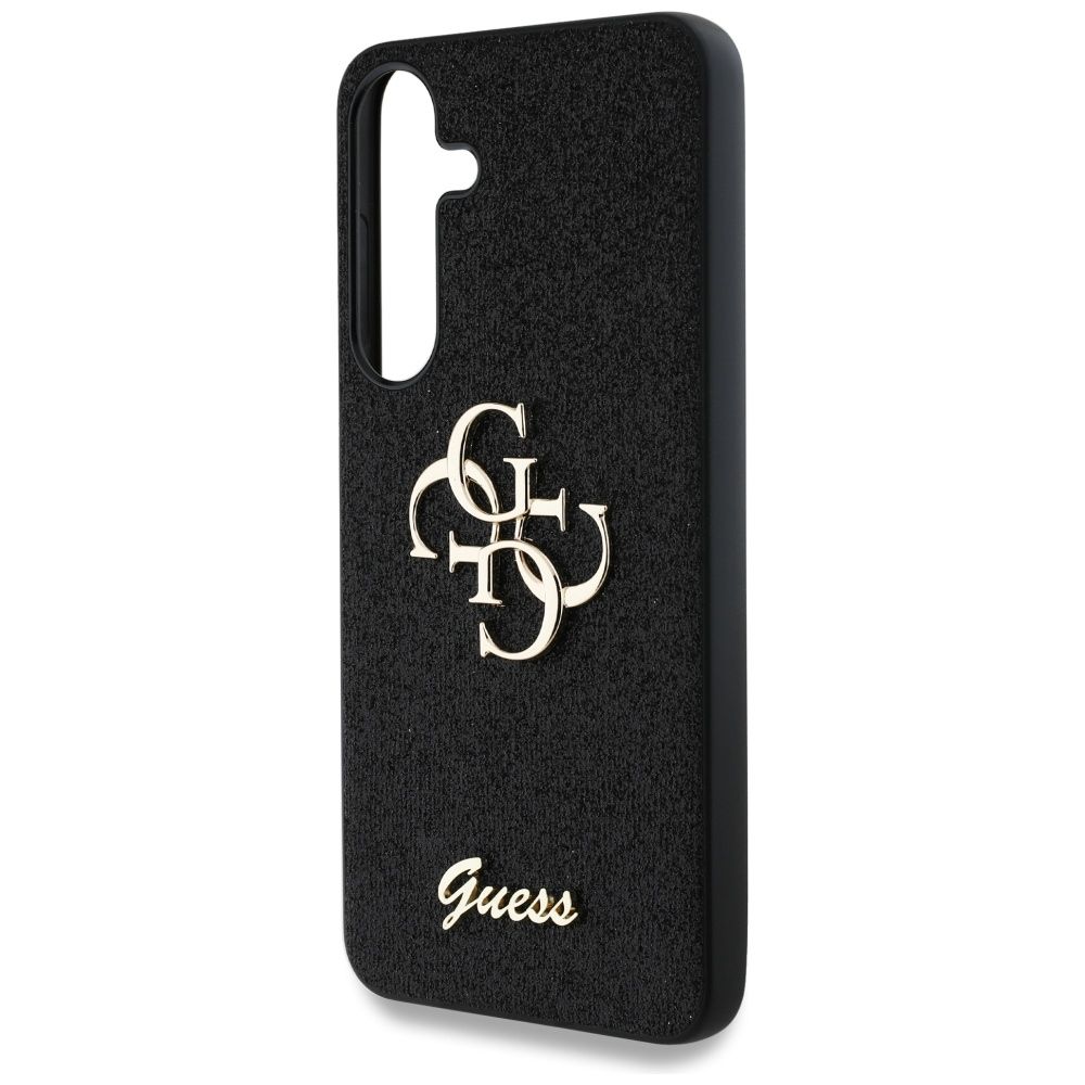 Θήκη Κινητού GUESS Glitter Big 4G για Samsung S25 Plus Μαύρη