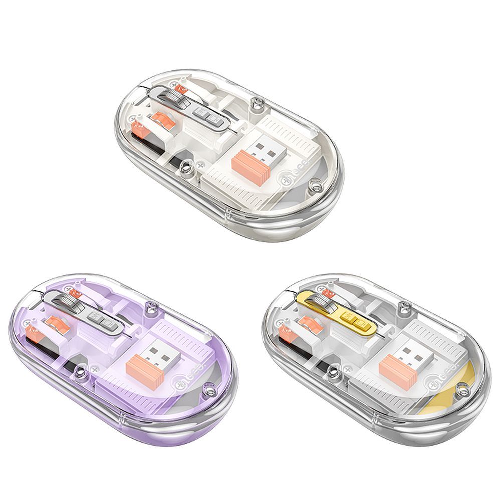 HOCO computer wireless mouse dual-mode SILENT 2,4G 1600 dpi GM35 romantic purple