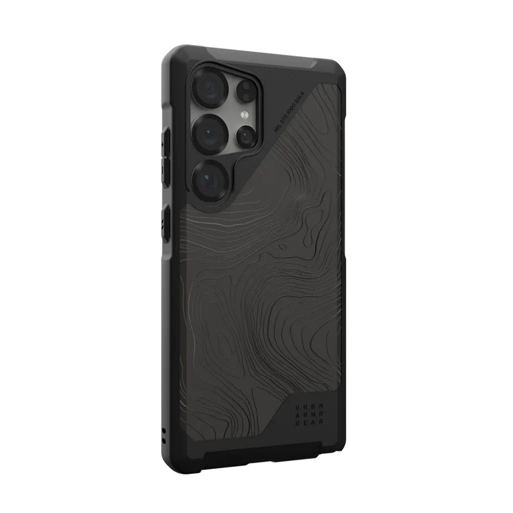 Θήκη UAG Metropolis LT Magnet Samsung S25 Ultra 5G - Μαύρη Τοπογραφία