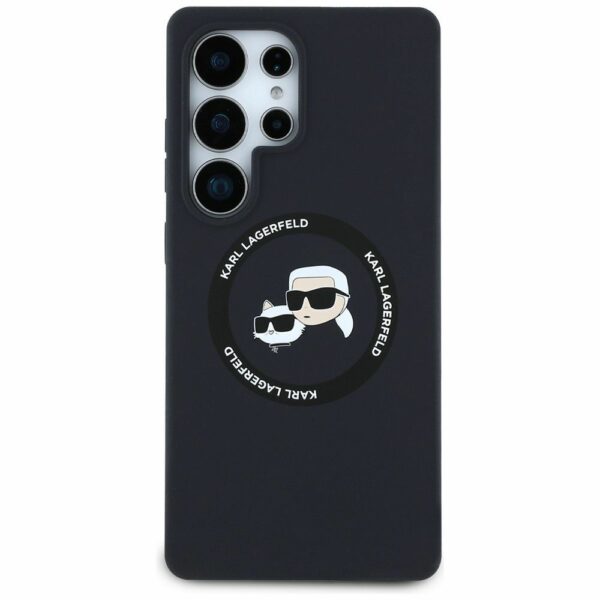 KARL LAGERFELD case for SAMSUNG S25 Ultra KLHMS25LSKCHTCK (Magnetic Silicone Double Heads) black