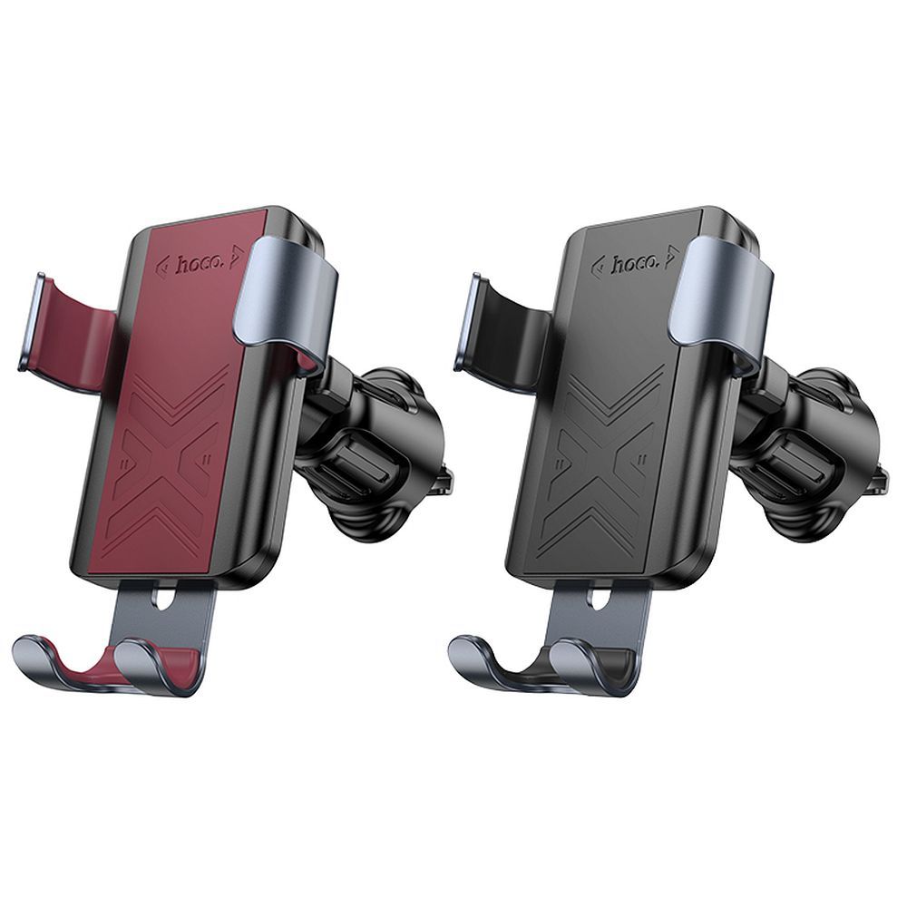 HOCO gravity car holder for air vent H70 black and red