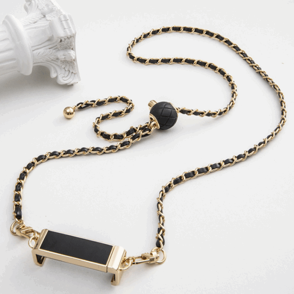 Chain / Rope with holder GLAMOUR fit all models 80mm max width BLACK