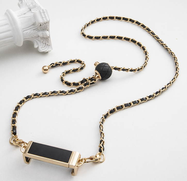 Chain / Rope with holder GLAMOUR fit all models 80mm max width BLACK