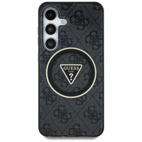 Θήκη GUESS Magnetic Glitter για Samsung S25 Plus Μαύρη