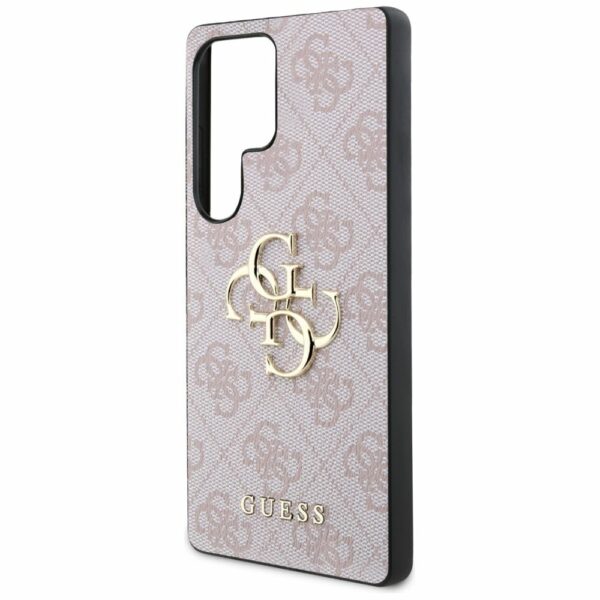 Θήκη Κινητού GUESS για Samsung S25 Ultra Ροζ Λογότυπο (4G PU) GUHCS25L4GMGPI