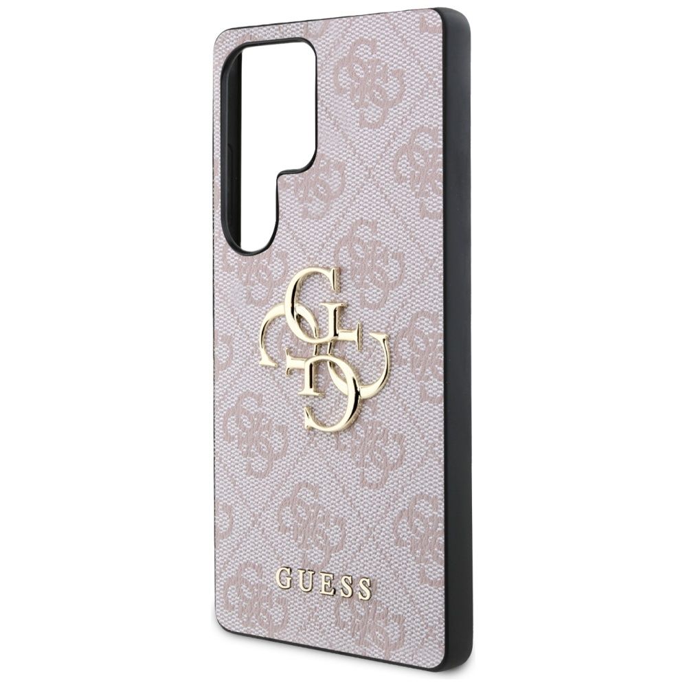 Θήκη Κινητού GUESS για Samsung S25 Ultra Ροζ Λογότυπο (4G PU) GUHCS25L4GMGPI