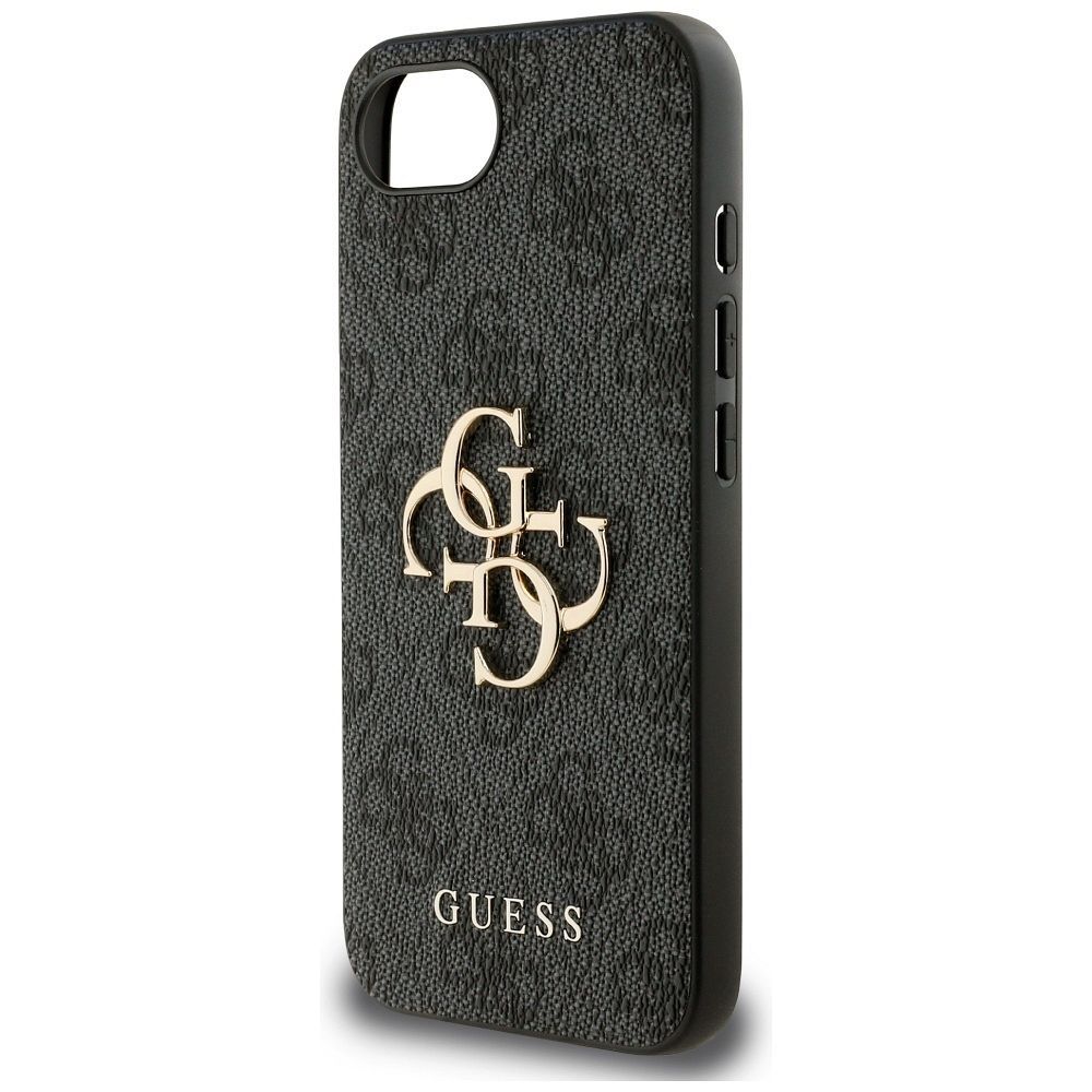 GUESS case for IPHONE 16e (SE 4 2025) GUHCPSE44GMGGR (4G PU Big Logo) black