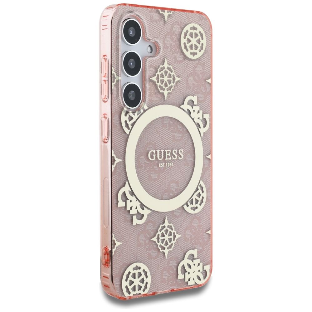 Θήκη Κινητού GUESS Samsung S25 Magnetic Peony Ροζ