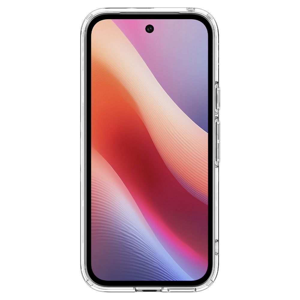 SPIGEN case ULTRA HYBRID MAG compatible with MagSafe for GOOGLE PIXEL 9A clear/white