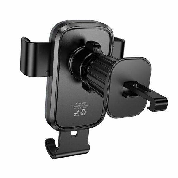 HOCO gravity car holder for air vent H80 black metal gray