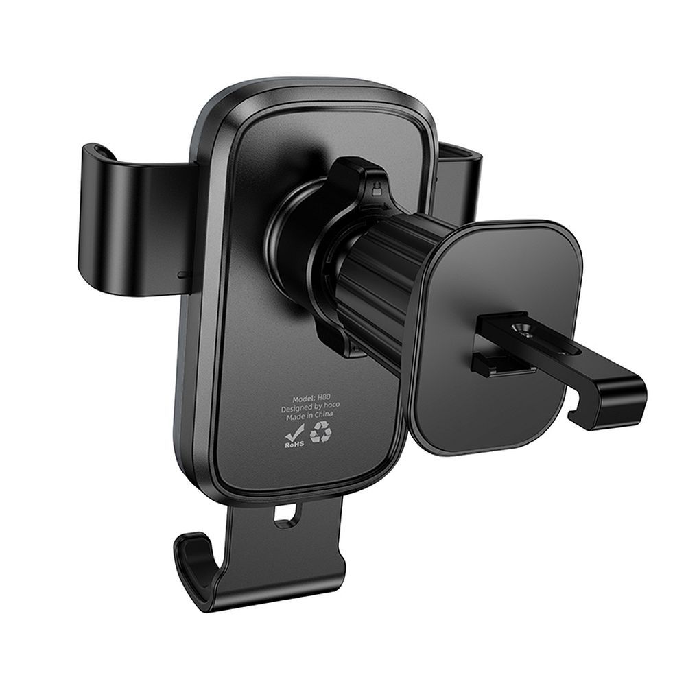 HOCO gravity car holder for air vent H80 black metal gray
