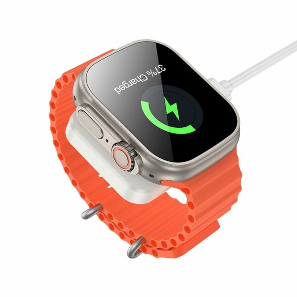 HOCO wireless charger compatible with APPLE iWatch 2,5W CQ16C milky white