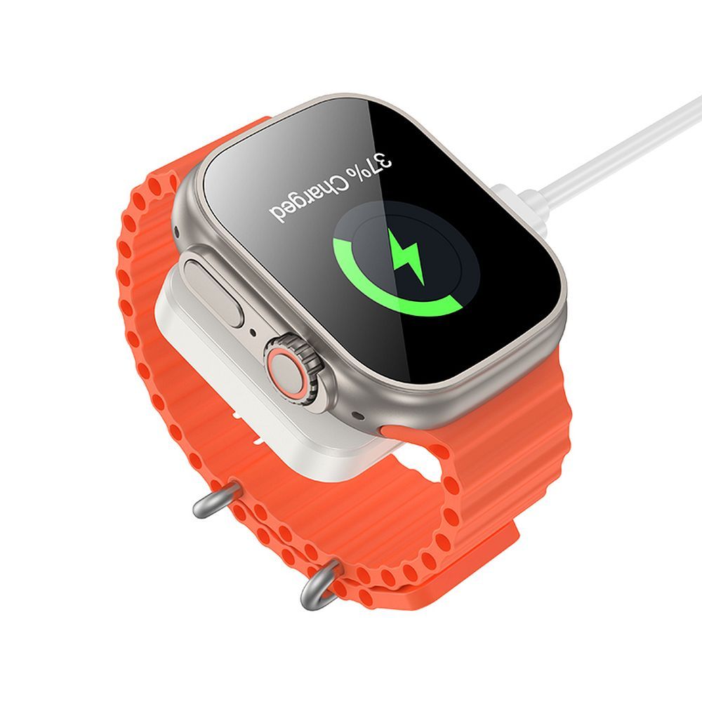 d9c56942a4fde602e96de266bc61fc46 HOCO wireless charger compatible with APPLE iWatch 2,5W CQ16C milky white