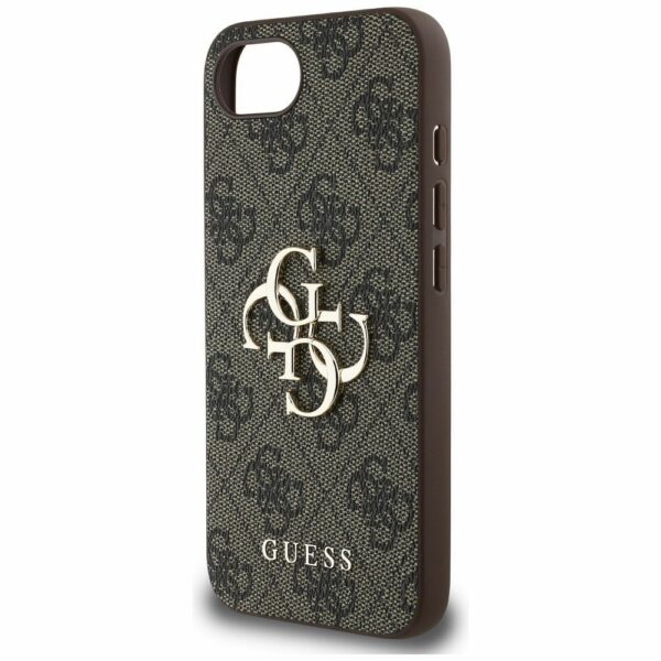 GUESS case for IPHONE 16e (SE 4 2025) GUHCPSE44GMGBR (4G PU Big Logo) brown