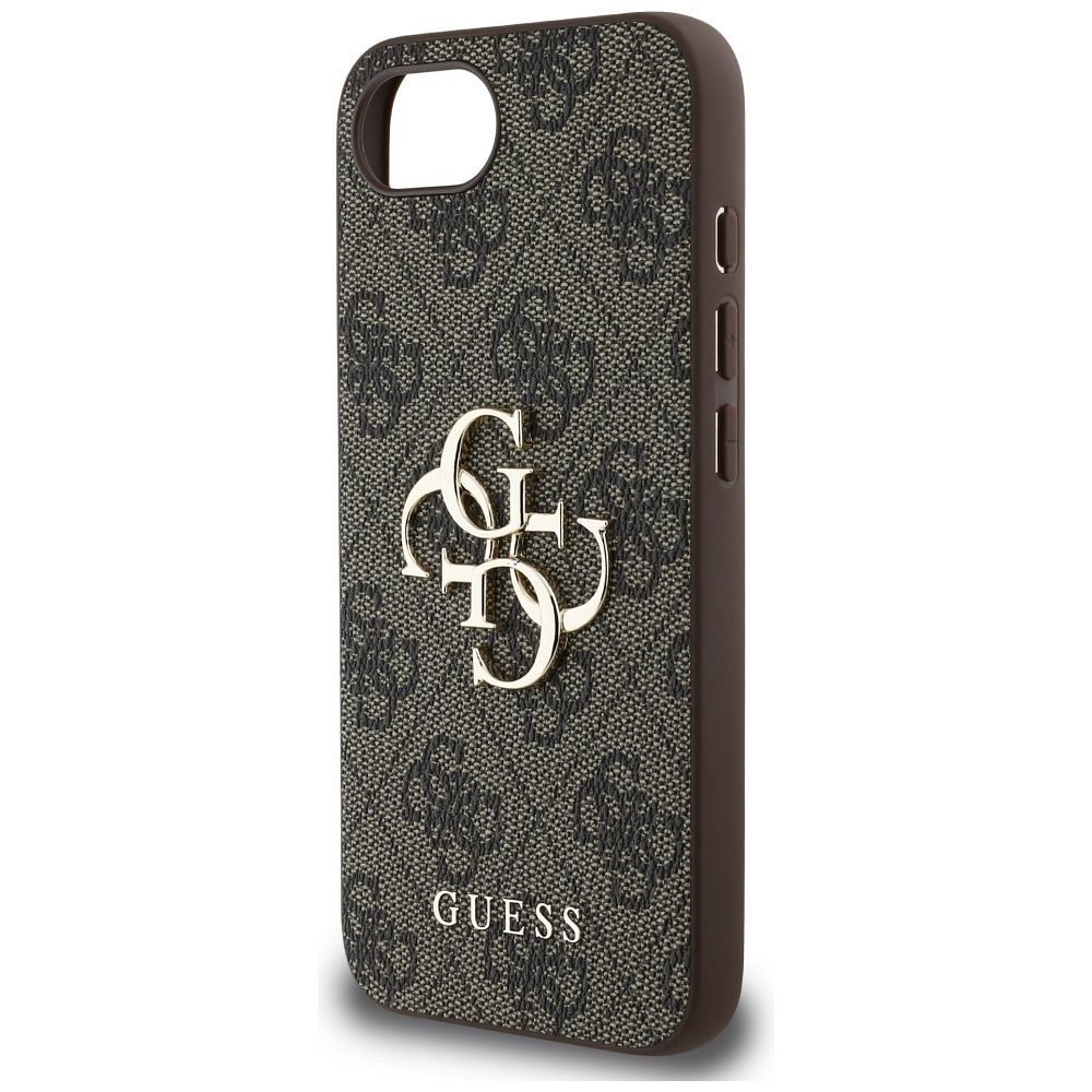 GUESS case for IPHONE 16e (SE 4 2025) GUHCPSE44GMGBR (4G PU Big Logo) brown