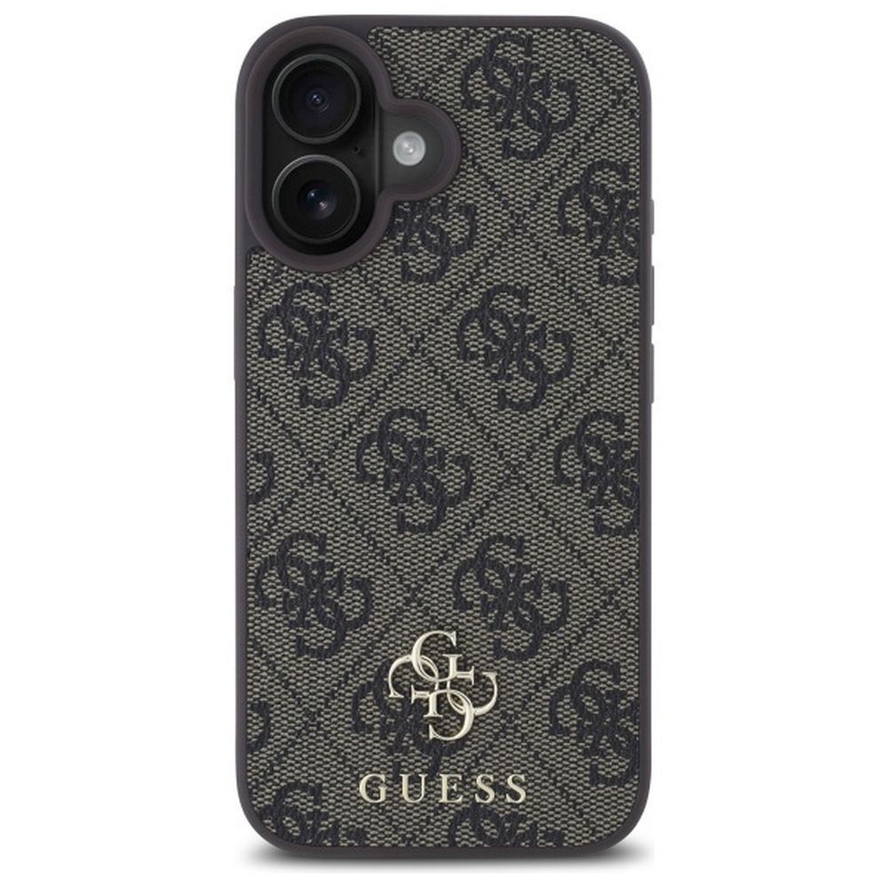 Θήκη GUESS iPhone 16 MagSafe PU 4G Καφέ (GUHMP16SP4SM4MW)