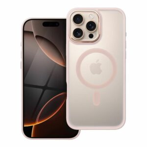 MATTE MAG COVER case compatible with MagSafe for IPHONE 16 Pro Max pink