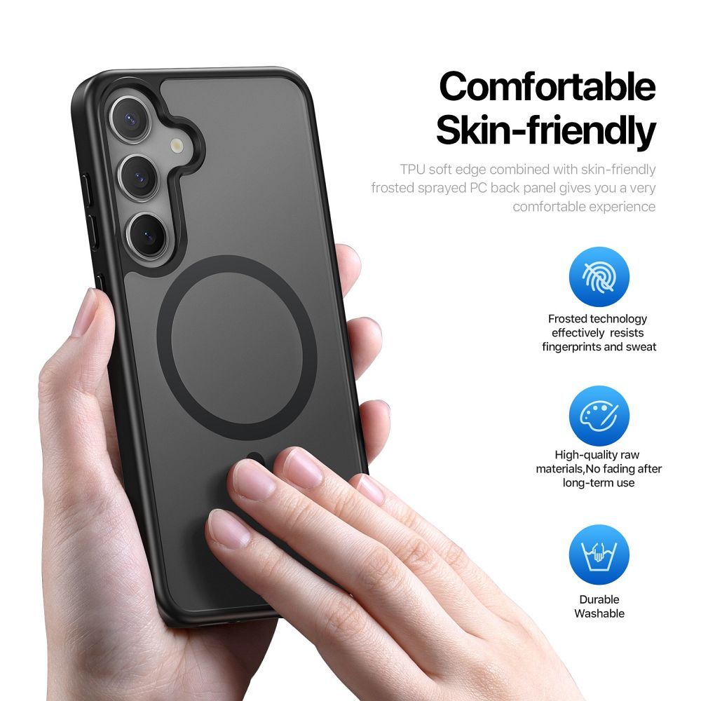 DUX DUCIS case YIND compatible with MagSafe for SAMSUNG S25 Plus black
