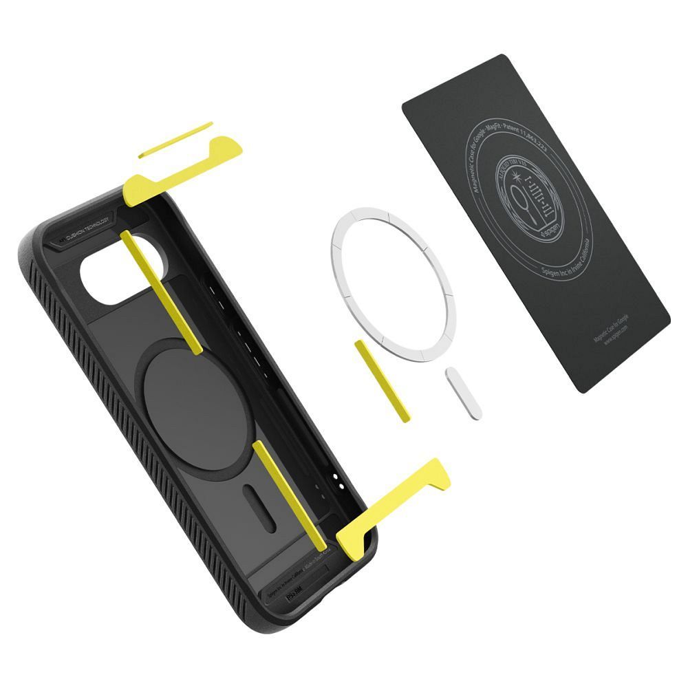 Θήκη Spigen Rugged Armor Mag για Google Pixel 9a - Μαύρο Ματ & MagSafe