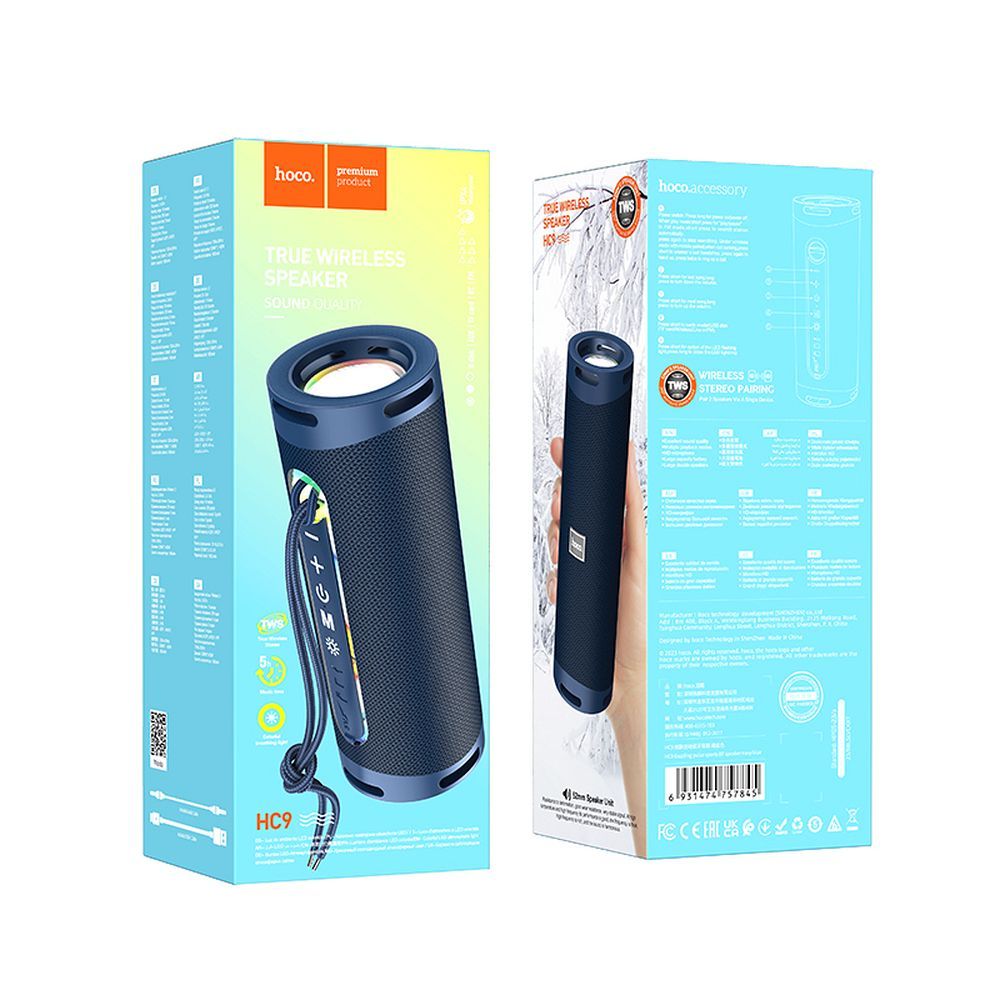 HOCO speaker bluetooth HC9 nacy blue
