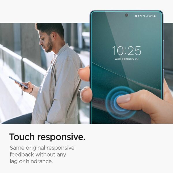 SPIGEN tempered glass GLAS.TR"EZ FIT" HD 2-pack for SAMSUNG S25 Ultra transparent