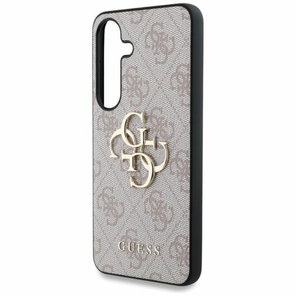 Θήκη Κινητού GUESS για Samsung S25 Plus Ροζ με Λογότυπο (4G PU) GUHCS25M4GMGPI