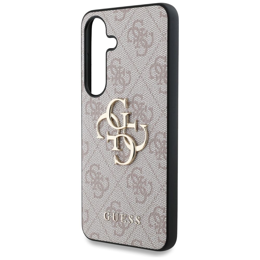 Θήκη Κινητού GUESS για Samsung S25 Plus Ροζ με Λογότυπο (4G PU) GUHCS25M4GMGPI