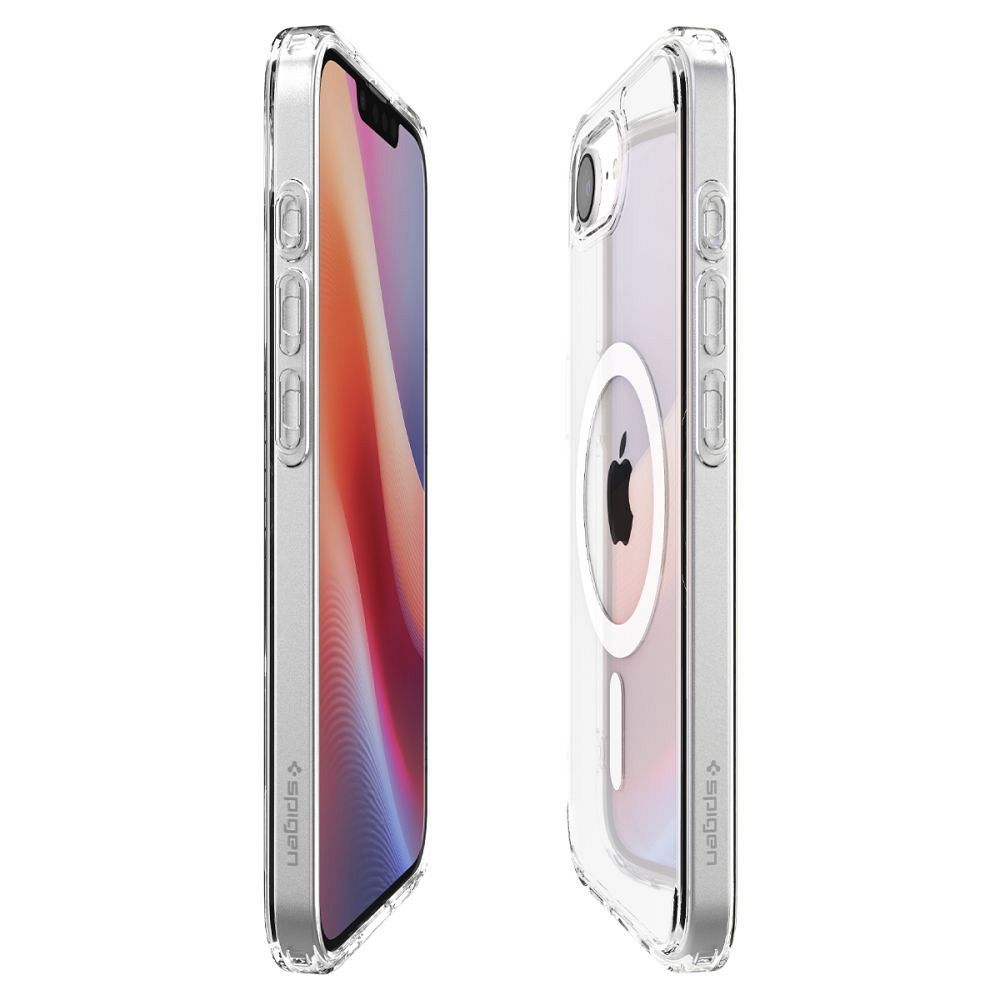 SPIGEN case ULTRA HYBRID MAG compatible with MagSafe for IPHONE 16E 2025 white