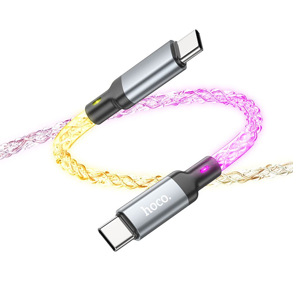 HOCO cable Type C to Type C 3A 60W U112 1 m gray