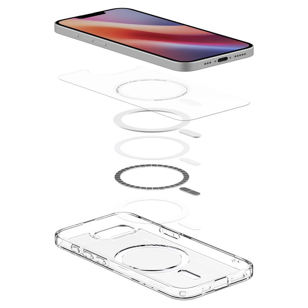 SPIGEN case ULTRA HYBRID MAG compatible with MagSafe for IPHONE 16E 2025 white