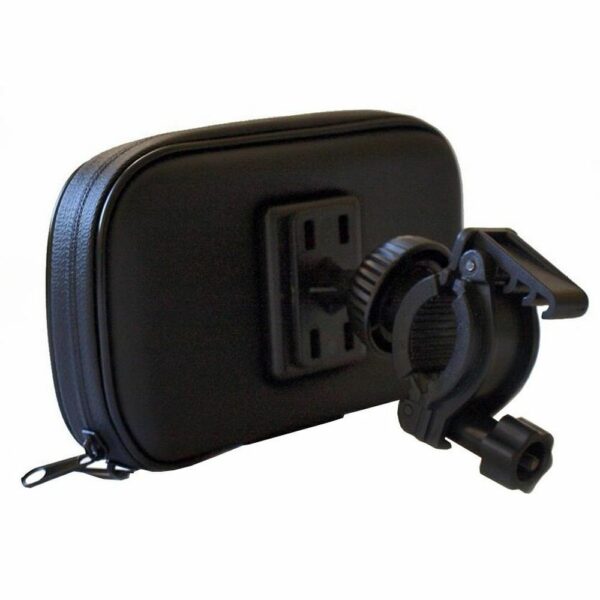 ART leather bike holder for handlebar for mobile phone / GPS / MP4 AX-16 black