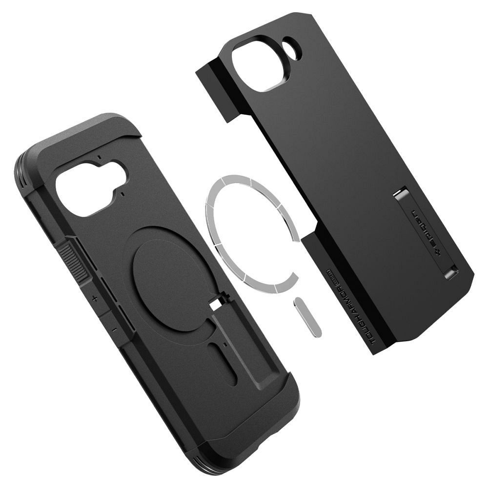 SPIGEN case TOUGH ARMOR MAG compatible with MagSafe for GOOGLE PIXEL 9A black