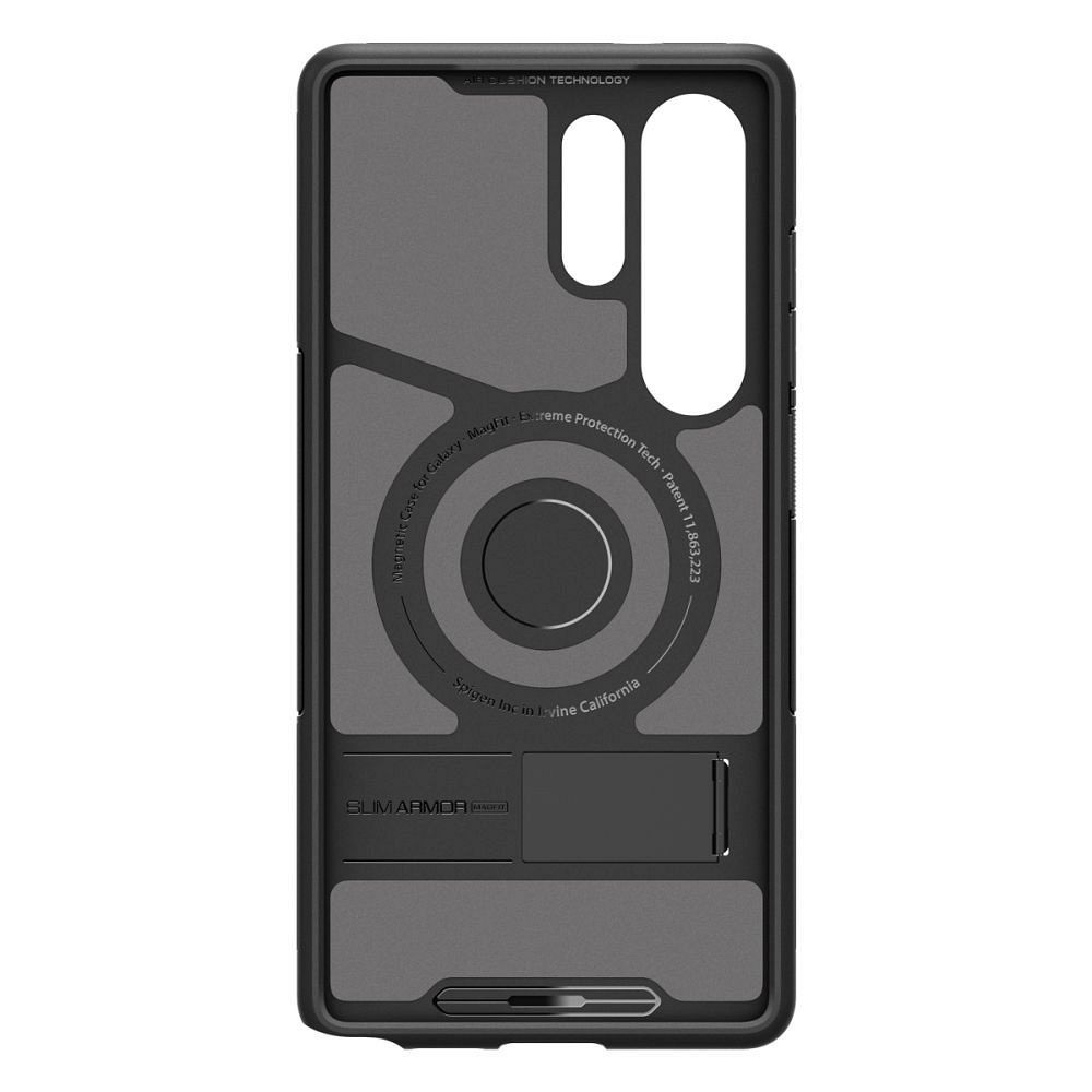 SPIGEN case SLIM ARMOR MAG compatible with MagSafe for SAMSUNG S25 Ultra black
